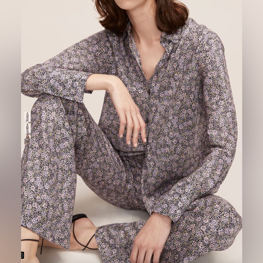 Rebecca Taylor Silk 2- Piece Pant Set